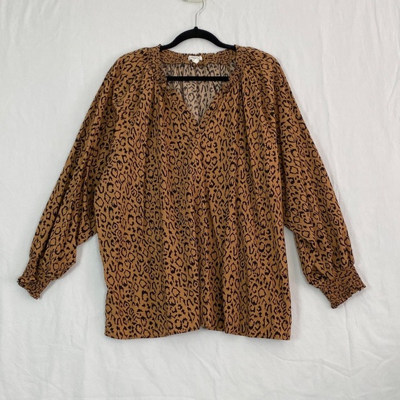 Maurices Leopard Print Women's Top 3X - Picture 1 of 9